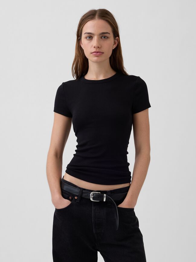 Modern Crewneck T-Shirt gap modern crewneck t shirt