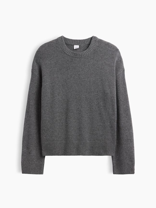 Cashsoft Relaxed Crewneck Sweater gap cashsoft relaxed crewneck sweater
