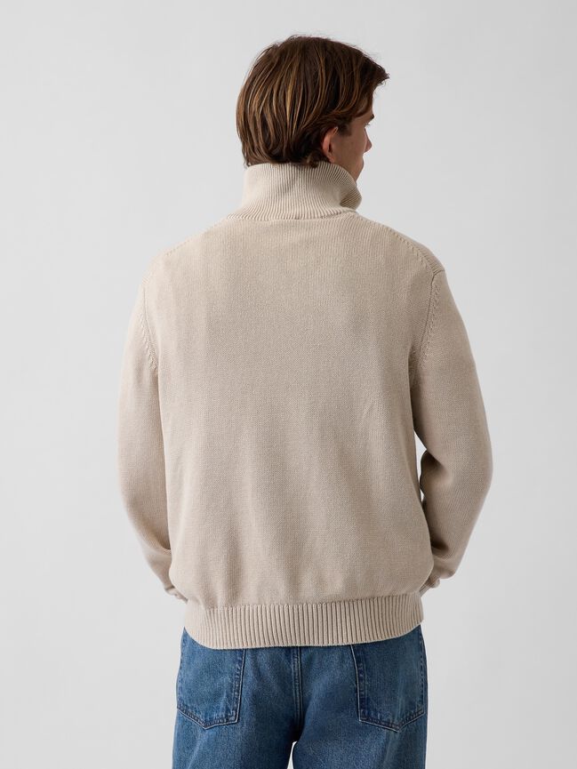 Relaxed Quarter-Zip Sweater gap relaxed quarter zip sweater