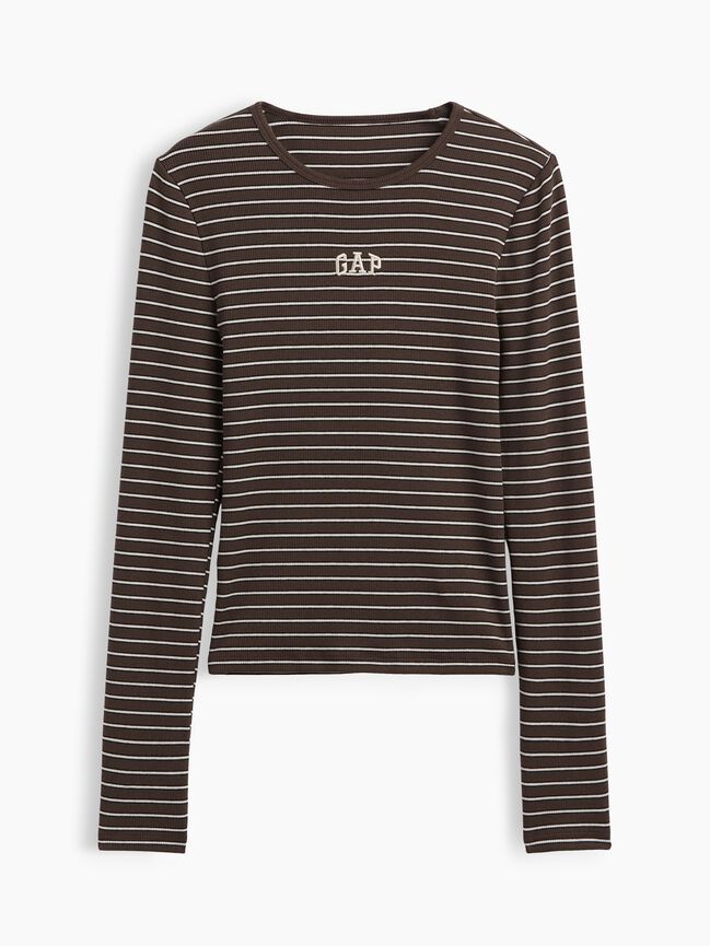 Modern Rib Gap Logo T-Shirt modern rib gap logo t shirt