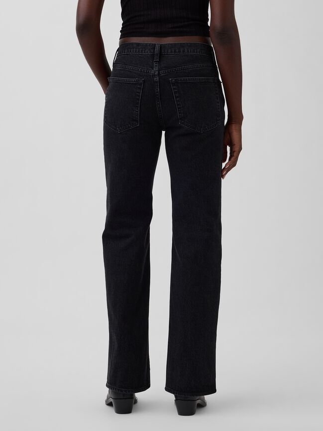 Mid Rise Relaxed Straight Jeans gap mid rise relaxed straight jeans