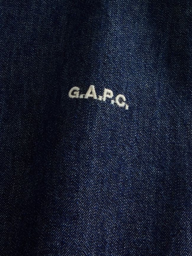 Gap × A.P.C. Denim Relaxed Shirt gap a p c denim relaxed shirt