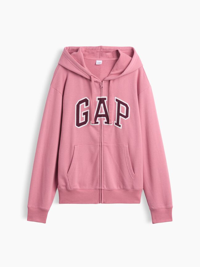 Relaxed Gap Logo Zip Hoodie relaxed gap logo zip hoodie