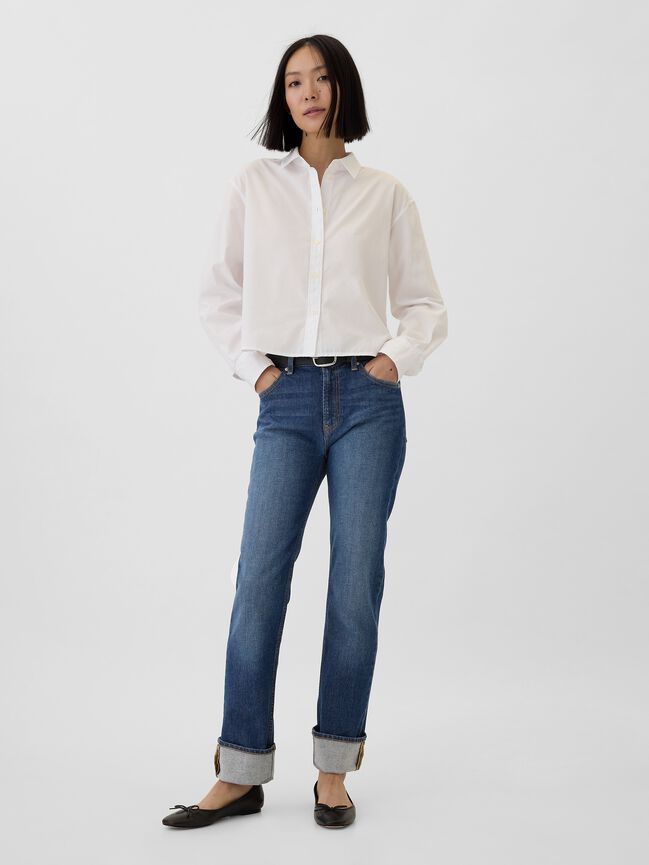 High Rise '90s Original Straight Jeans gap high rise 90s original straight jeans