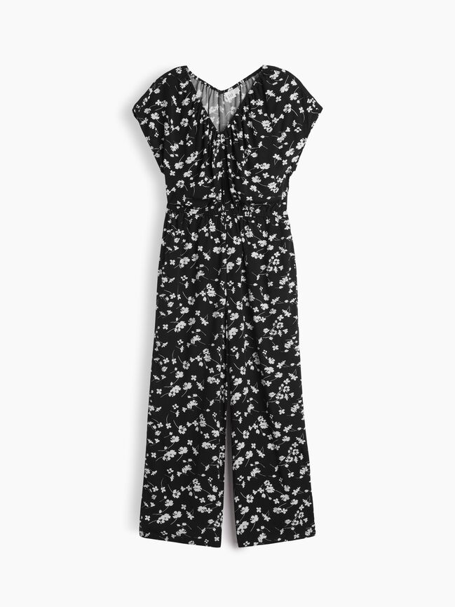 Flutter Sleeve Wide-Leg Jumpsuit gap flutter sleeve wide leg jumpsuit