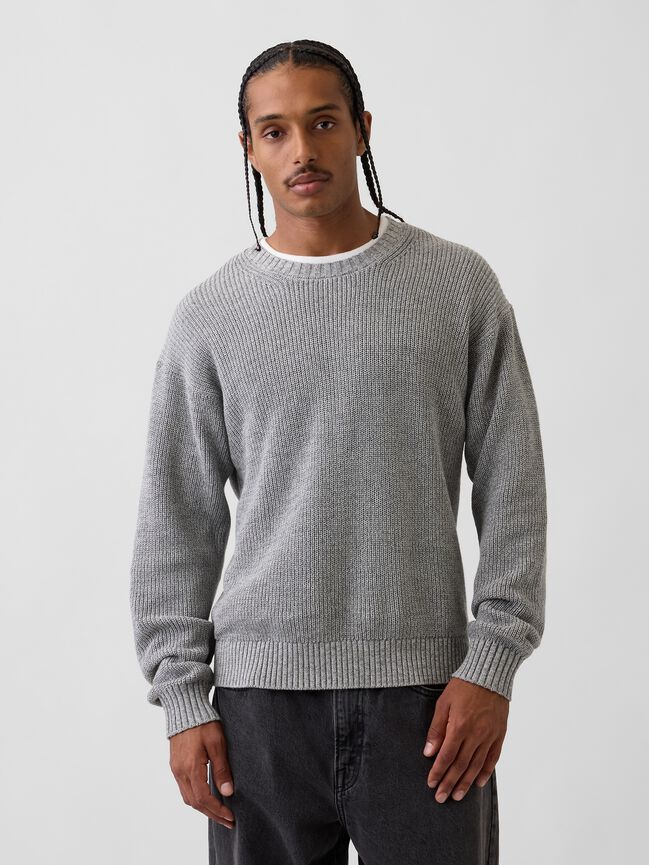 Relaxed Shaker Sweater gap relaxed shaker sweater