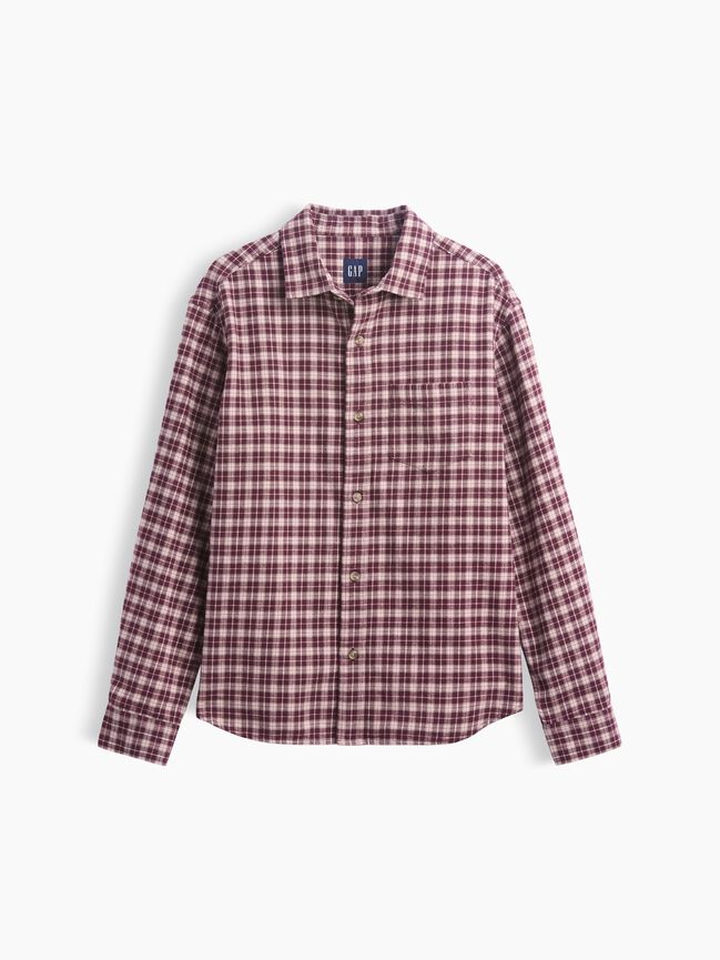 Relaxed Flannel Shirt gap relaxed flannel shirt