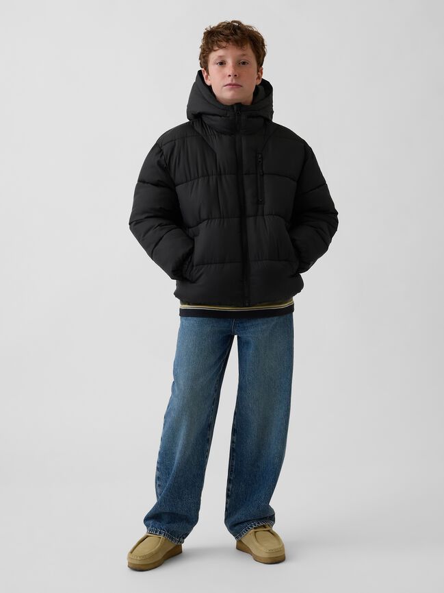 Kids Recycled Heavyweight Puffer Jacket gap kids recycled heavyweight puffer jacket