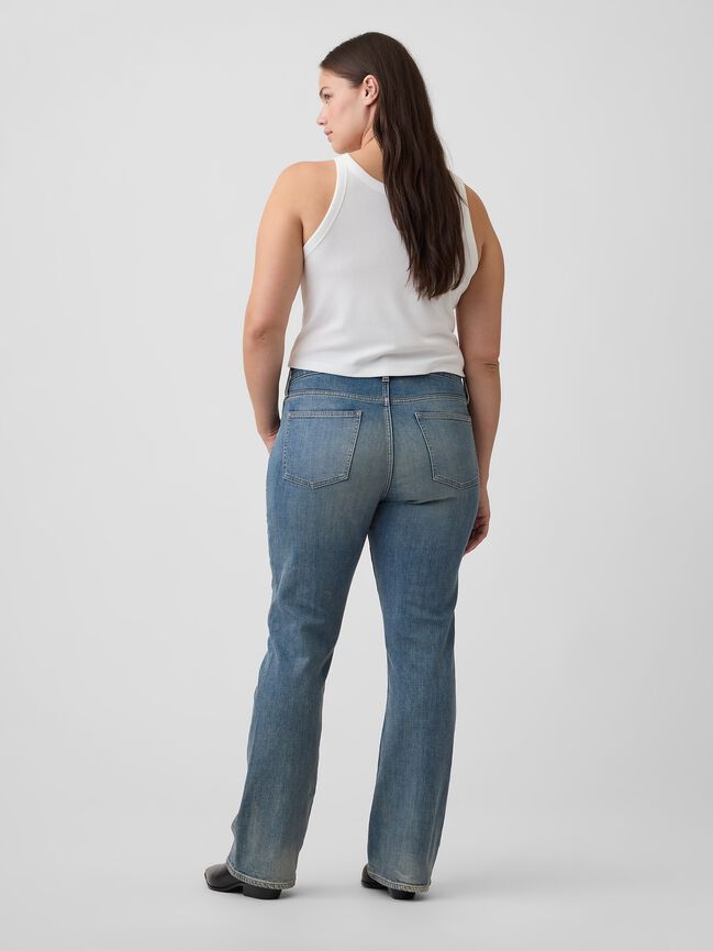Mid Rise Boot Jeans gap mid rise boot jeans