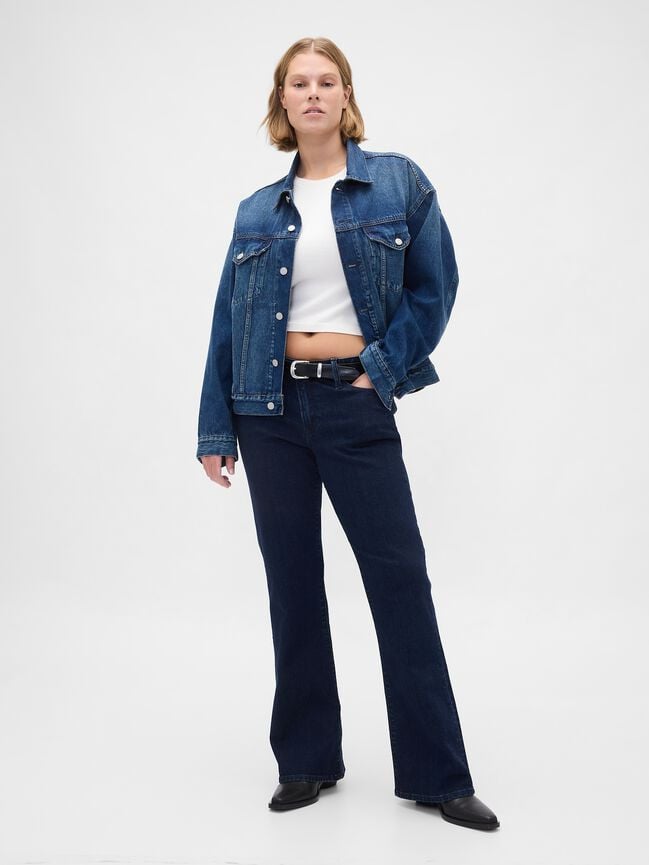 جينز طويل ونحيف بخصر منخفض gap جينز طويل ونحيف بخصر منخفض