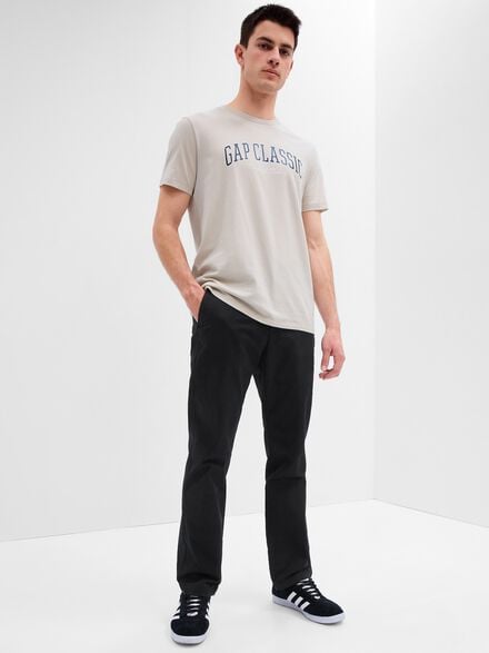 essential khakis in straight fit with gapflex essential khakis in straight fit with gapflex