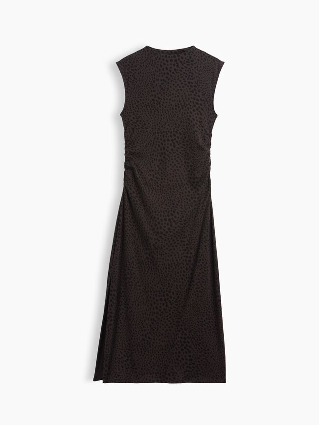 Modern Ribbed Sleeveless Mockneck Midi Dress gap modern ribbed sleeveless mockneck midi dress