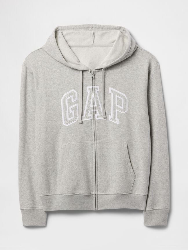 Relaxed Gap Logo Zip Hoodie relaxed gap logo zip hoodie