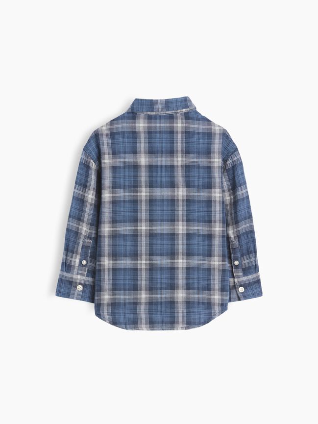 Baby & Toddler Double-Weave Plaid Shirt gap baby toddler double weave plaid shirt