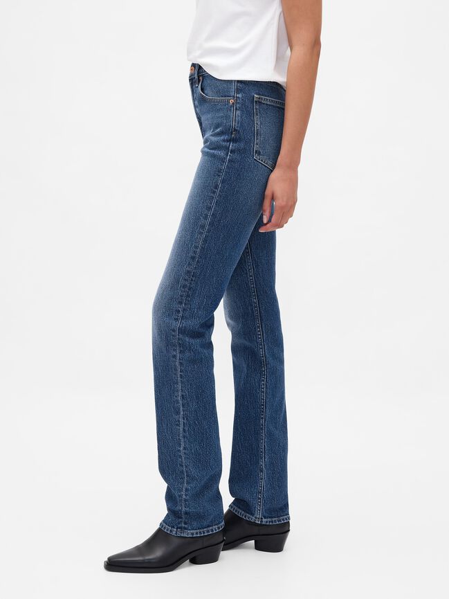 High Rise '90s Slim Straight Jeans gap high rise 90s slim straight jeans