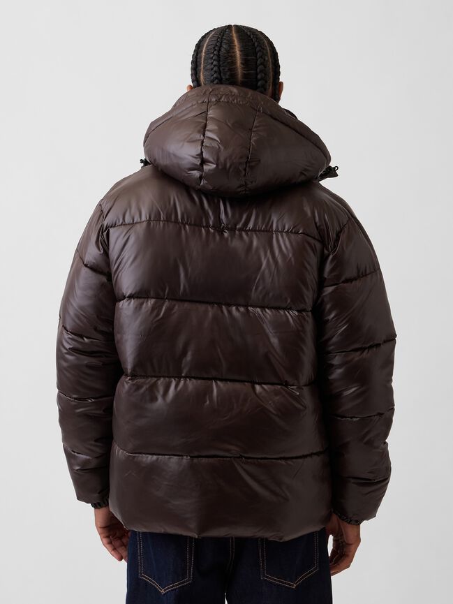 Recycled Heavyweight Puffer Jacket gap recycled heavyweight puffer jacket