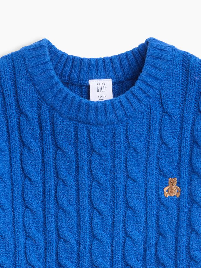 Baby & Toddler CashSoft Cable-Knit Sweater gap baby toddler cashsoft cable knit sweater