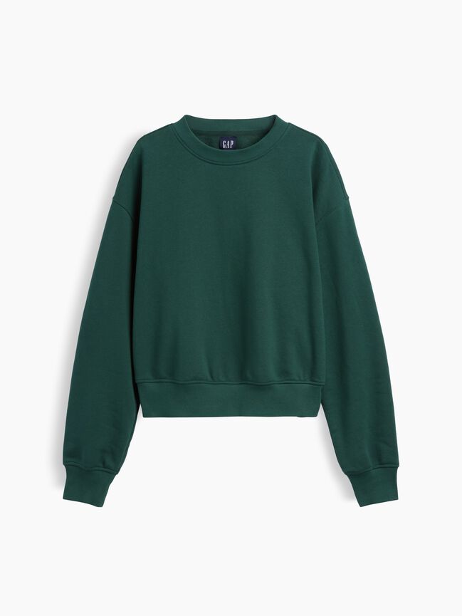 VintageSoft Oversized Split-Hem Sweatshirt gap vintagesoft oversized split hem sweatshirt