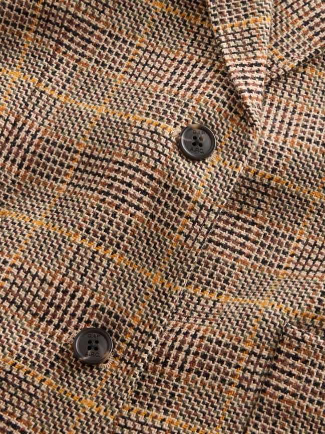 Gap × A.P.C. Wool-Blend Relaxed Blazer gap a p c wool blend relaxed blazer