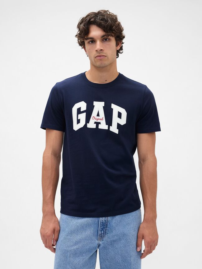 تي شيرت ناعم للاستخدام اليومي بشعار Gap تي شيرت ناعم للاستخدام اليومي بشعار gap