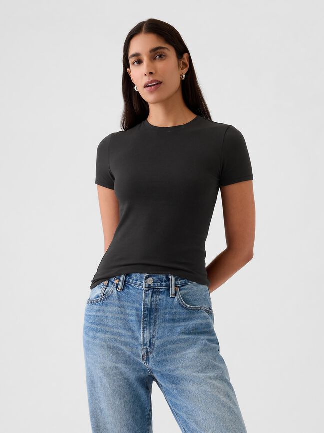 تي شيرت CloseKnit من الجيرسيه gap تي شيرت closeknit من الجيرسيه