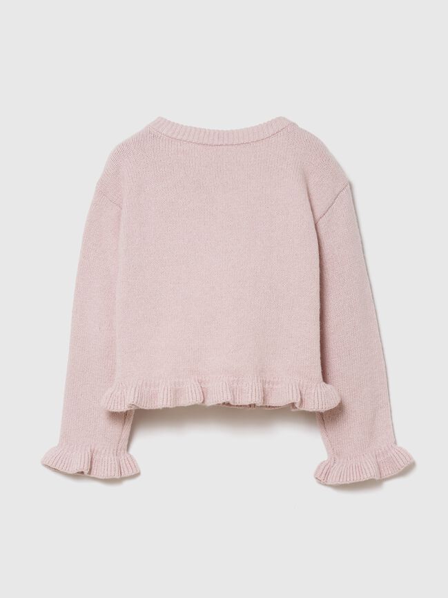 Baby & Toddler CashSoft Ruffle Cardigan Sweater gap baby toddler cashsoft ruffle cardigan sweater
