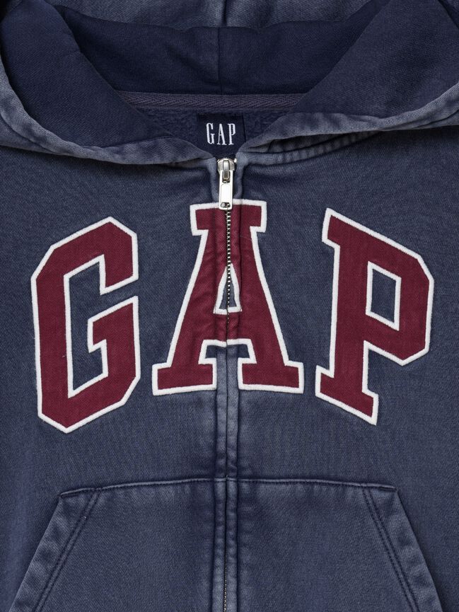 VintageSoft Oversized Gap Logo Zip Hoodie vintagesoft oversized gap logo zip hoodie