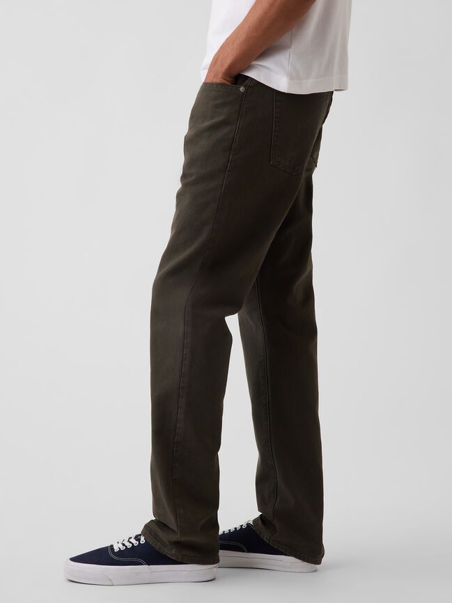 Canvas Relaxed Straight Jeans gap canvas relaxed straight jeans