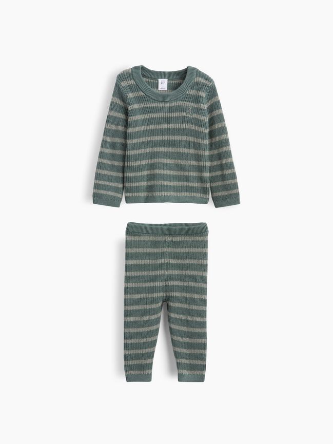Baby Stripe Sweater Set gap baby stripe sweater set