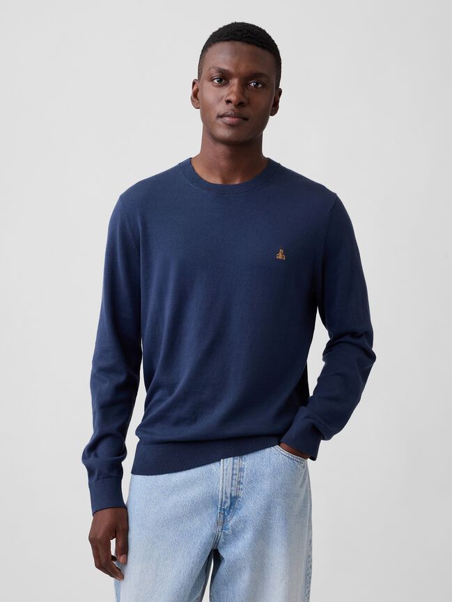 Cotton Crewneck Sweater gap cotton crewneck sweater