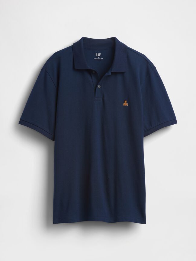 Brannan Bear Stretch Pique Polo Shirt gap brannan bear stretch pique polo shirt