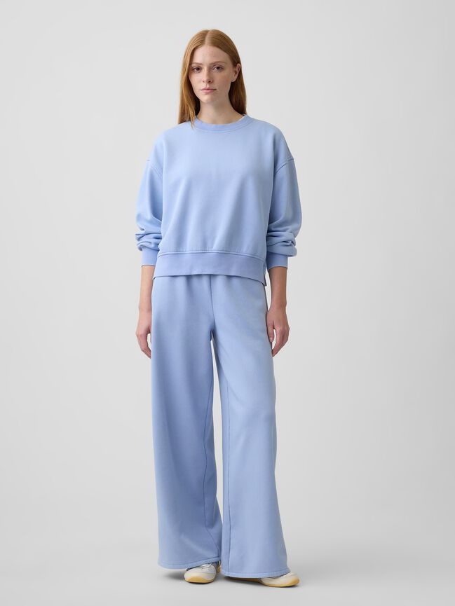 VintageSoft Oversized Split-Hem Sweatshirt gap vintagesoft oversized split hem sweatshirt