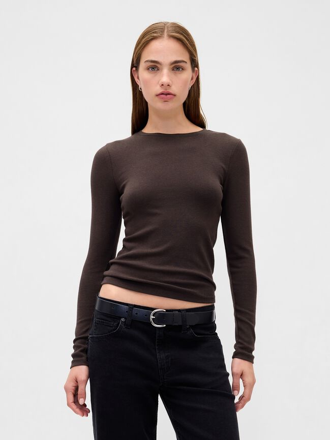 Modern Crewneck T-Shirt gap modern crewneck t shirt
