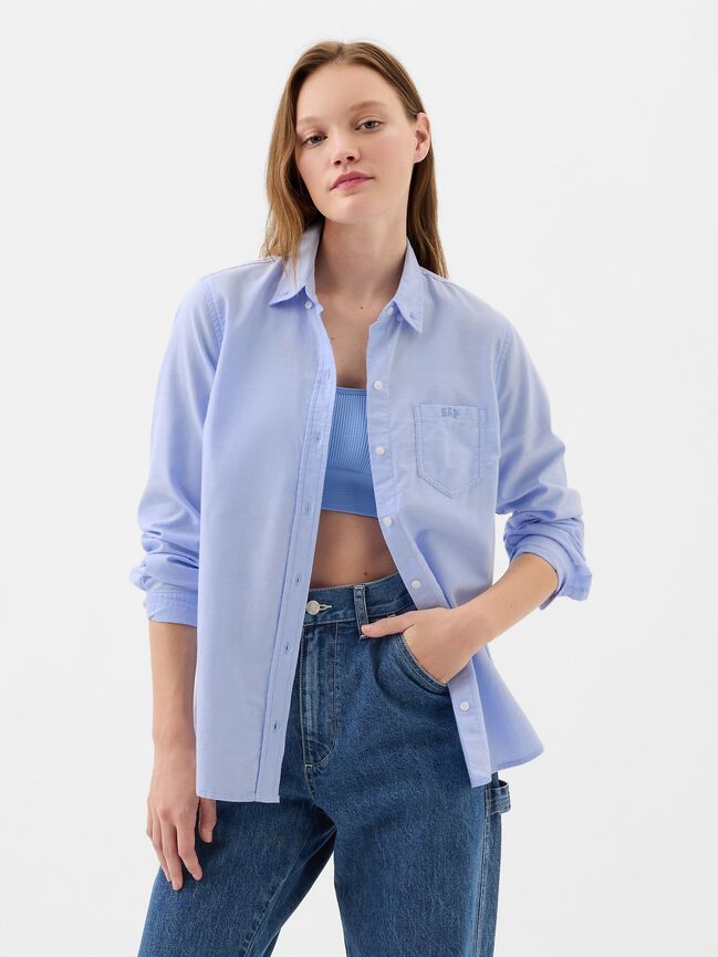 Gap Logo Oxford Shirt gap logo oxford shirt