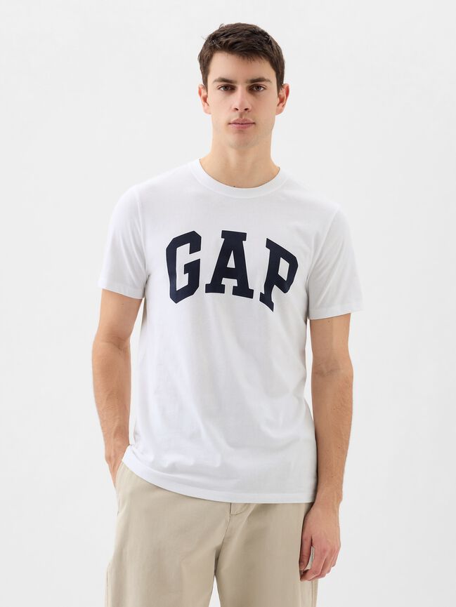تي شيرت ناعم للاستخدام اليومي بشعار Gap (عبوة من قطعتين) تي شيرت ناعم للاستخدام اليومي بشعار gap عبوة من قطعتين