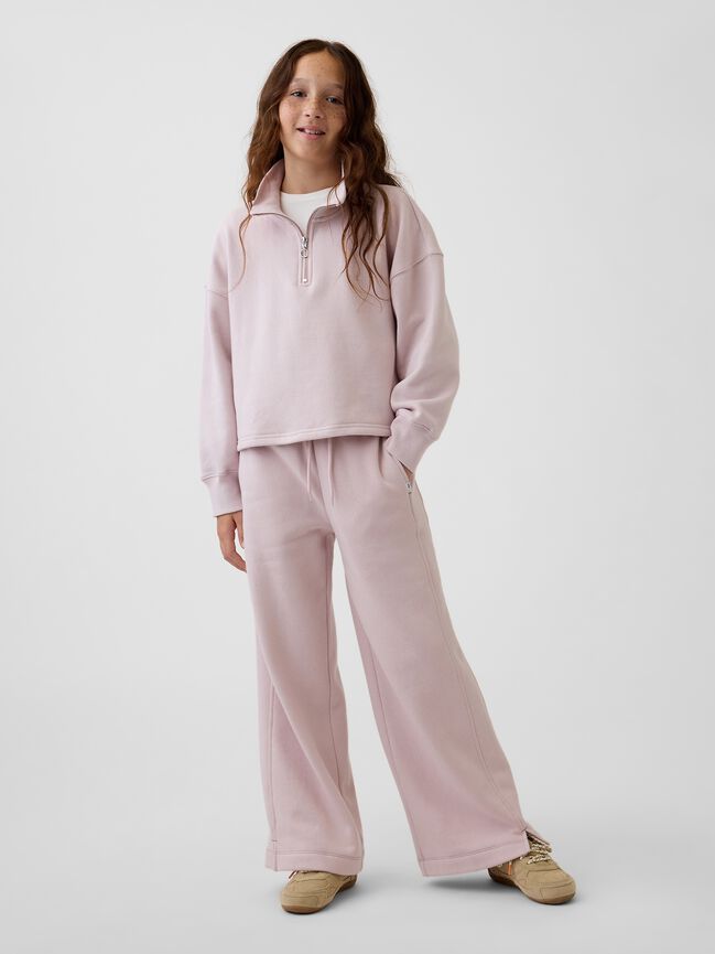 Kids VintageSoft Baggy Varsity Sweatpants gap kids vintagesoft baggy varsity sweatpants