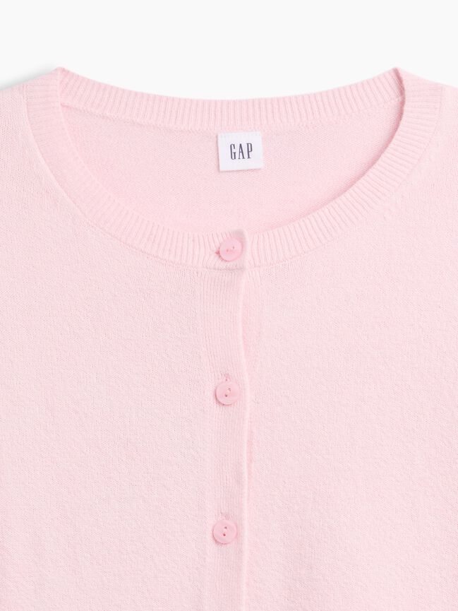 CashSoft Cropped Crewneck Cardigan gap cashsoft cropped crewneck cardigan