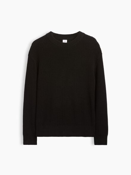 gap 100 cotton relaxed shaker sweater gap 100 cotton relaxed shaker sweater
