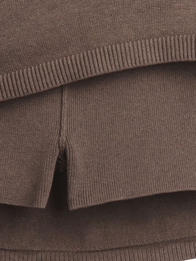 100% Cotton Mini Sweater Skort gap 100 cotton mini sweater skort