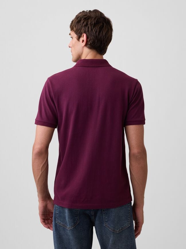 Stretch Pique Polo Shirt gap stretch pique polo shirt