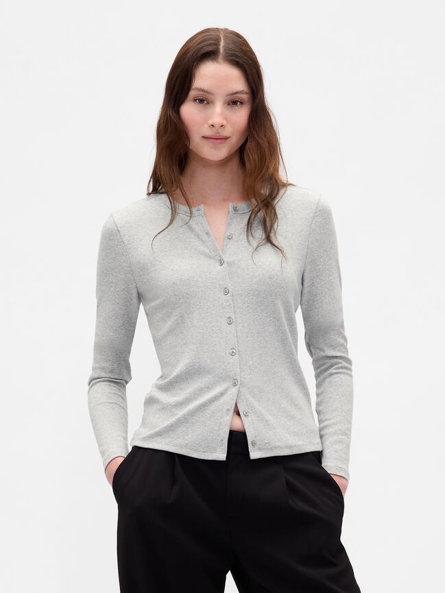 Modern Crewneck Cardigan gap modern crewneck cardigan