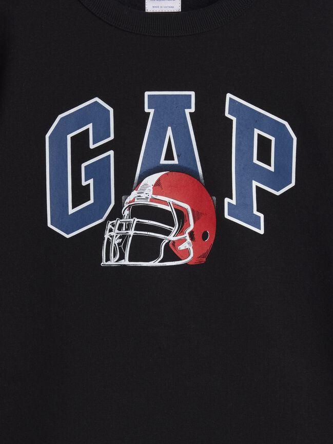 سويت شيرت مريح للأطفال بشعار Gap سويت شيرت مريح للأطفال بشعار gap