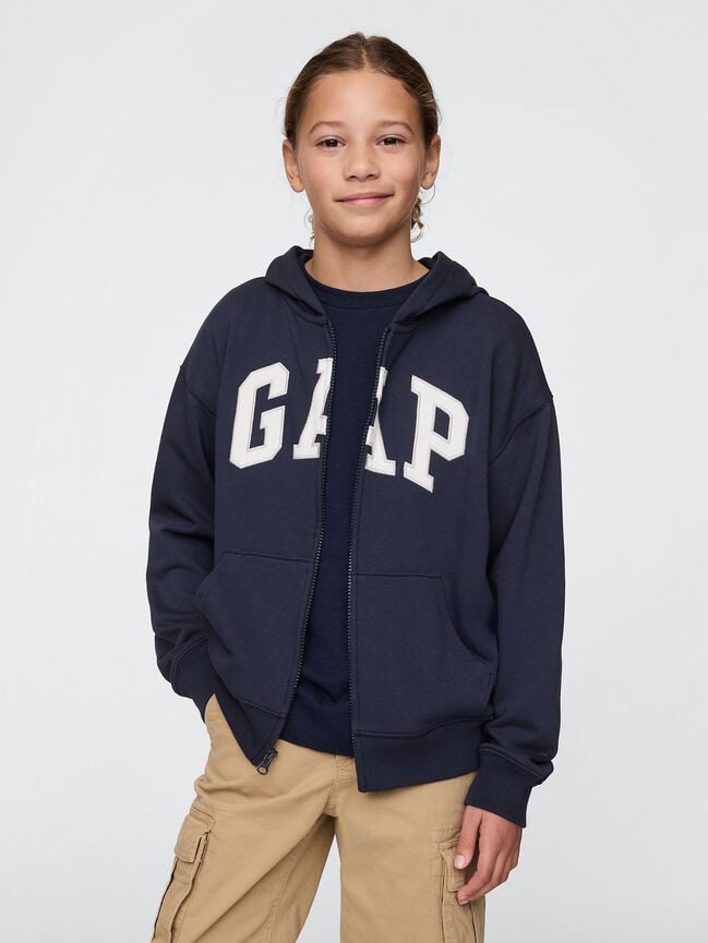 هودي مريح بسحاب للأطفال بشعار Gap هودي مريح بسحاب للأطفال بشعار gap