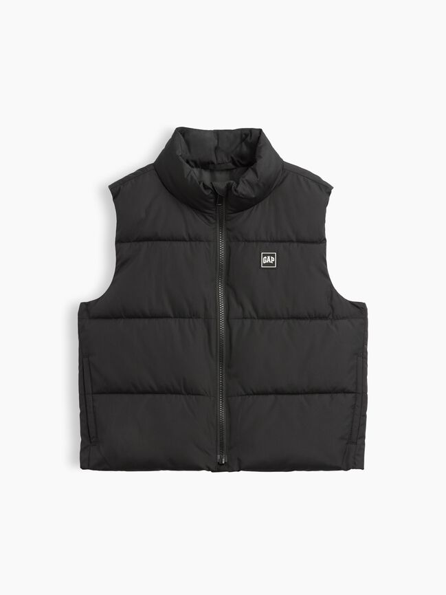 Kids Relaxed Puffer Vest gap kids relaxed puffer vest