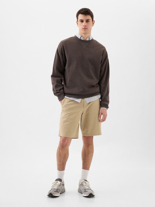 9" Essential Khaki Shorts gap 9 essential khaki shorts