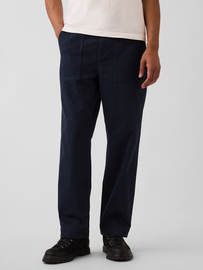 Herringbone '90s Loose Pants gap herringbone 90s loose pants
