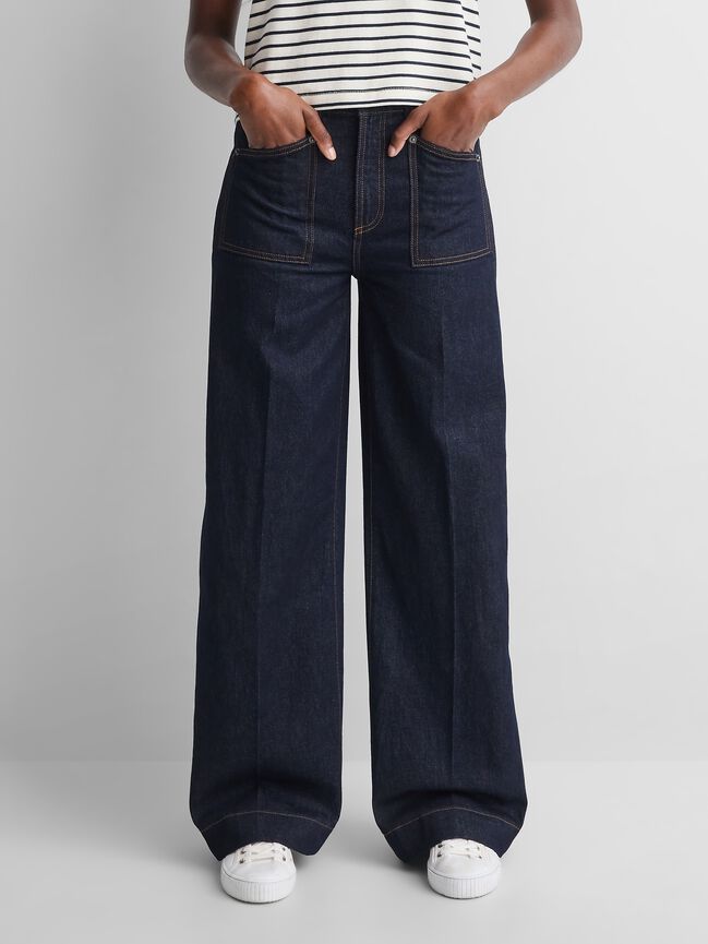 Gap × A.P.C. High Rise Stride Jeans gap a p c high rise stride jeans