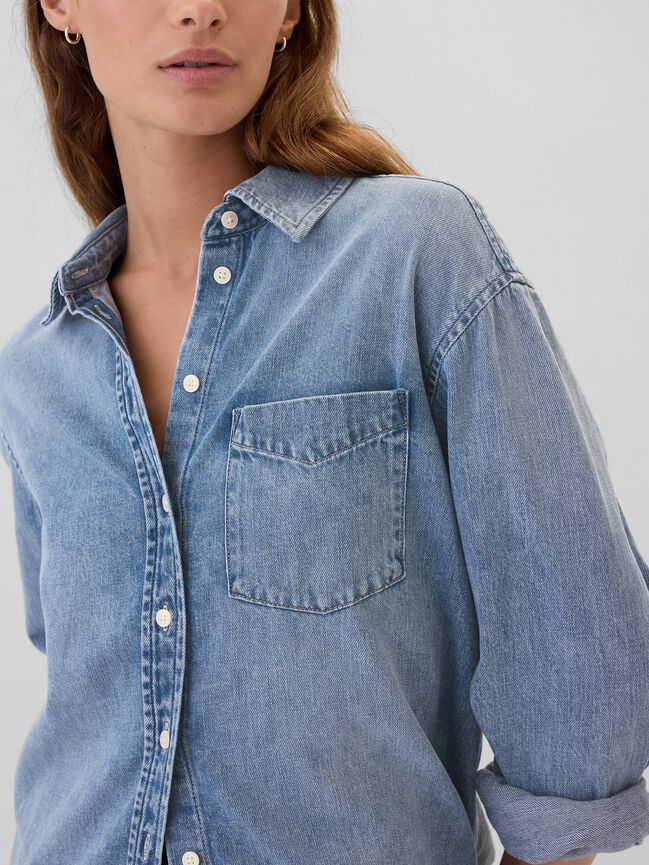 Denim Big Shirt gap denim big shirt