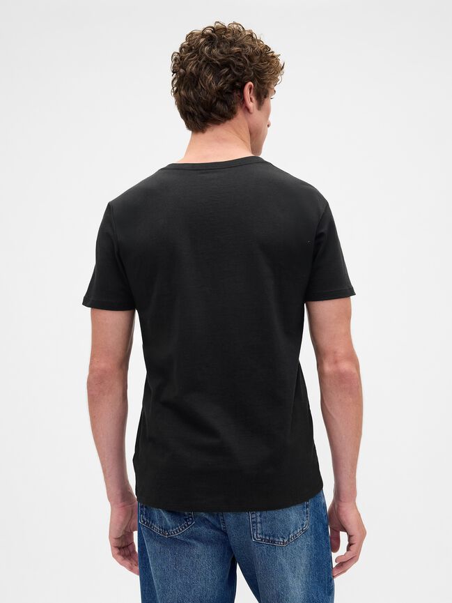 Cotton Jersey V-Neck T-Shirt gap cotton jersey v neck t shirt