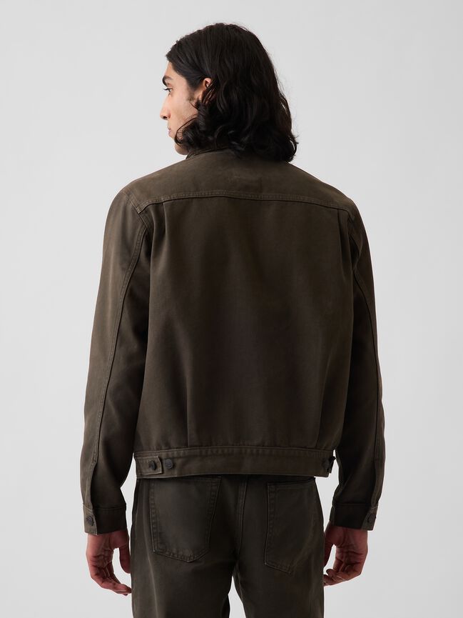 Canvas Denim Trucker Jacket gap canvas denim trucker jacket